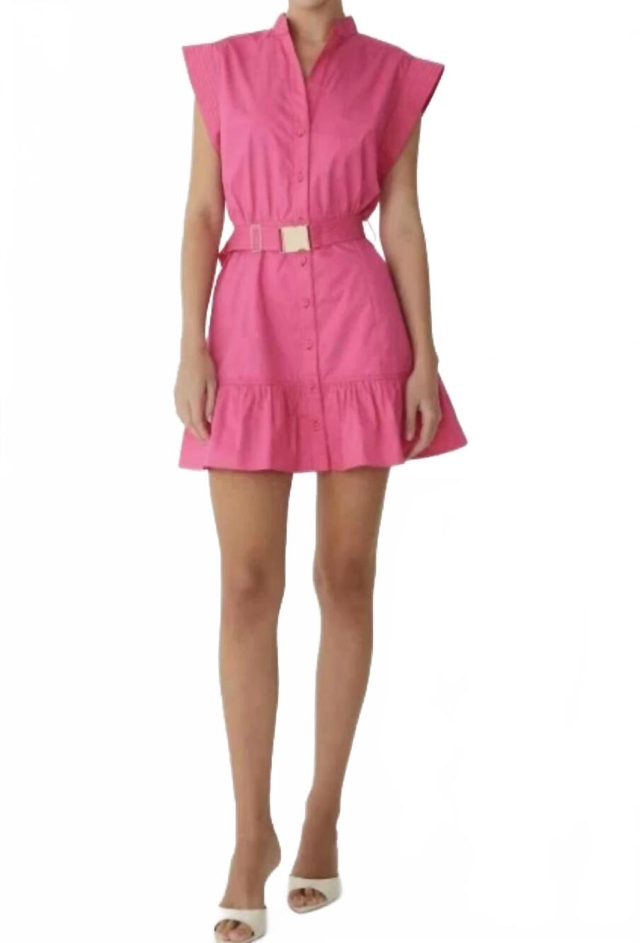 NEW JS71 chira short dress in pink